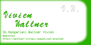 vivien wallner business card